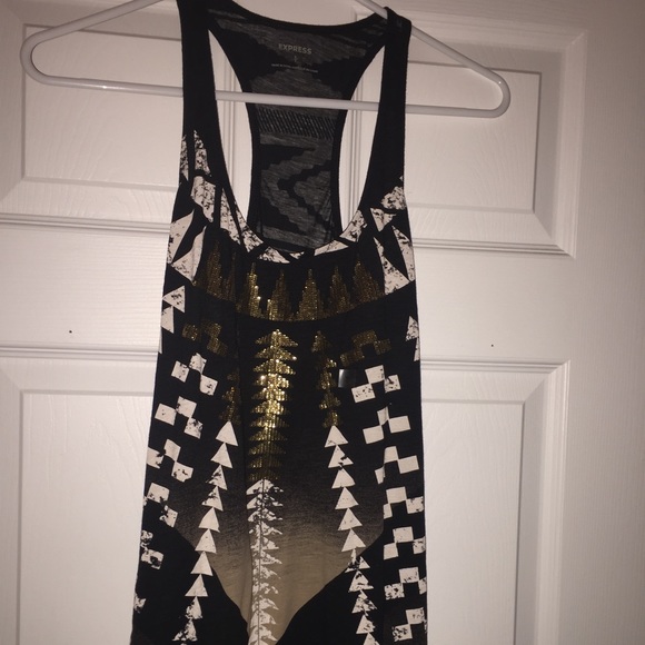 Black Aztec Express Tank Top
