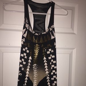 Black Aztec Express Tank Top
