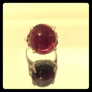 Amethyst Silver Ring