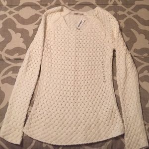 Chunky knit cream Old Navy sweater
