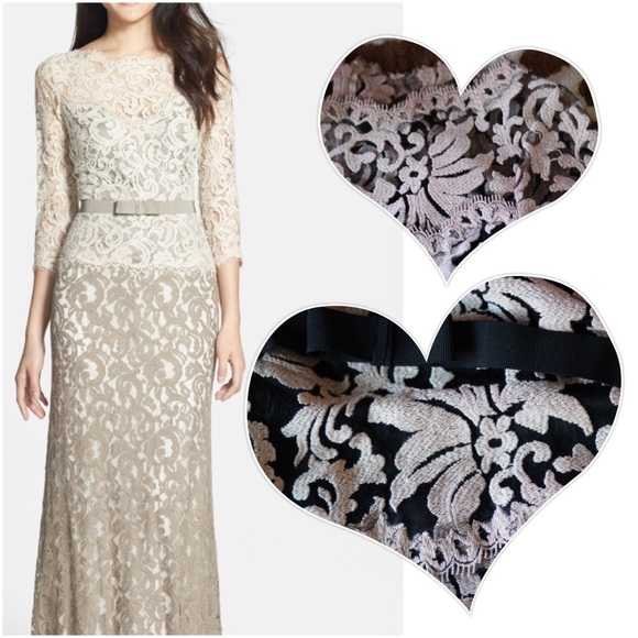 Tadashi Shoji lace gown 2014