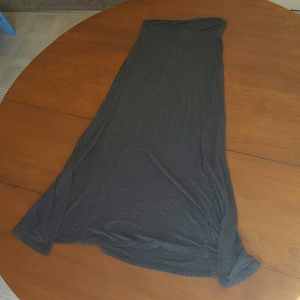 RESERVED.  Grey Maxi skirt & Navy dress