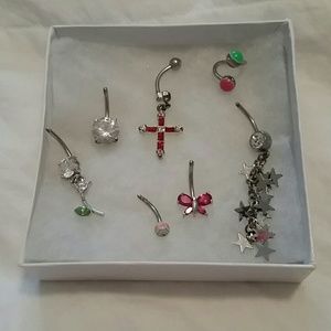 7 Bellybutton Rings
