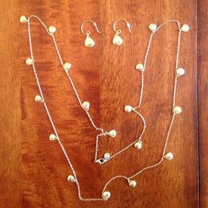 Stella and Dot Demi layering Necklace and Earrings