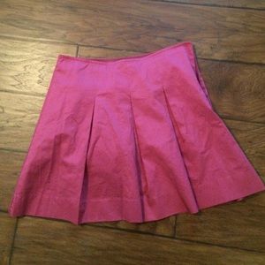 The Limited pink pleated skirt