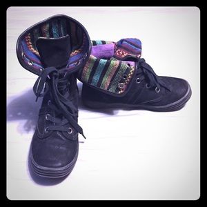 Blowfish tribal combat boots
