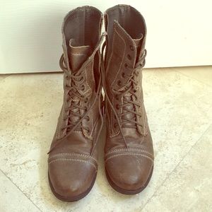 Steve Madden Troopa Booties in Stone