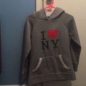 I ❤️ NY hoodie with ears