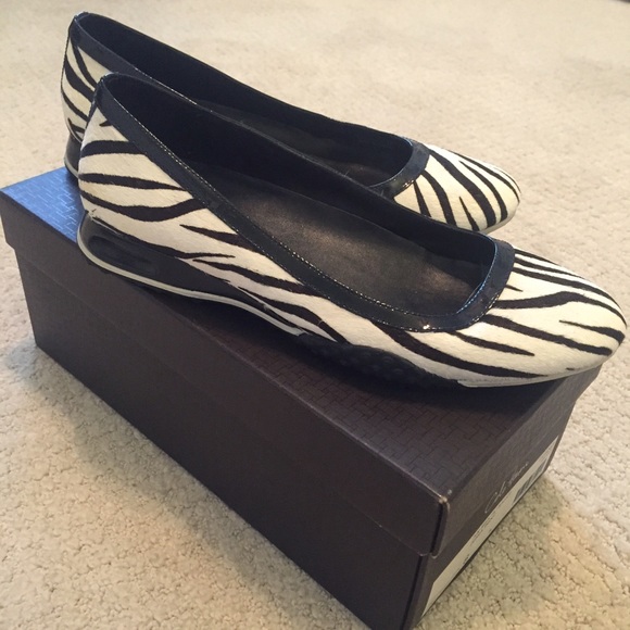 Cole Haan Zebra Print Nike Air Flat