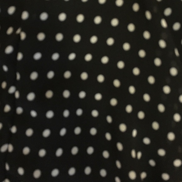 Black skirt with white polka dots - Picture 2 of 2