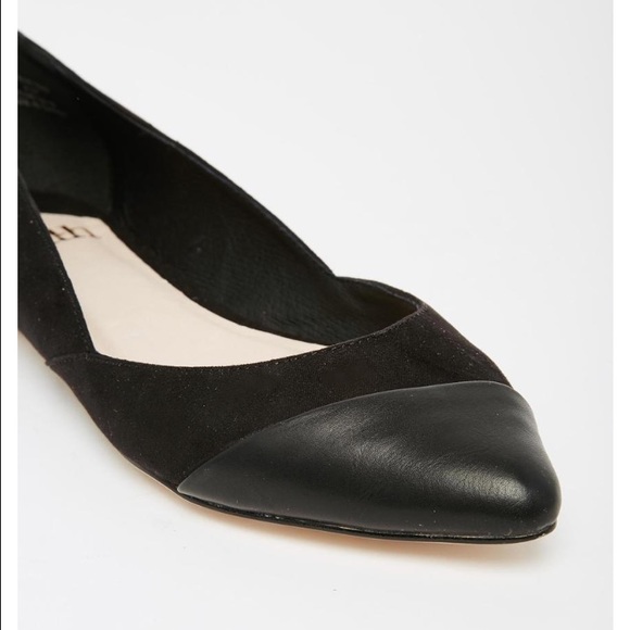 ASOS Shoes - Faith Aero Black Pointed Flat Shoes