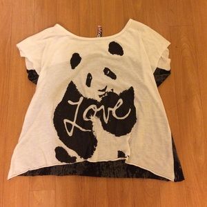 Adorable panda shirt