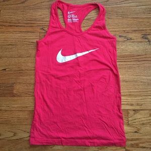 Pink Nike tank top