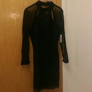 Free People Lace Embellished above the knee dress