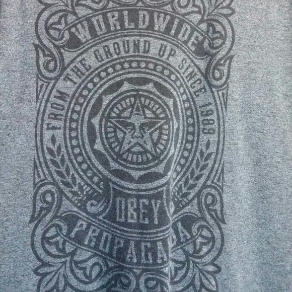 Gray Obey top