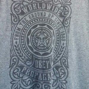 Gray Obey top