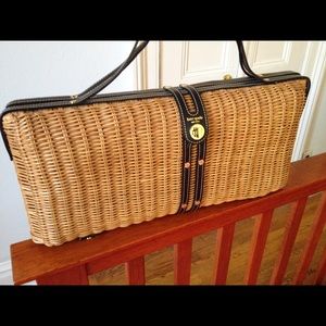 Kate Spade 100% authentic wicker handbag