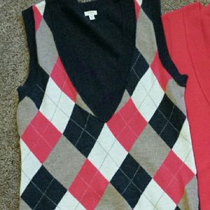 Argyle J. Crew Sweaterr vest