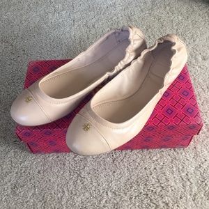 Nude Ballet Tory Burch Flats