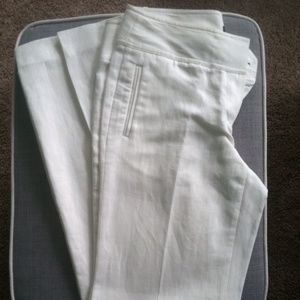 White J. Crew Pants