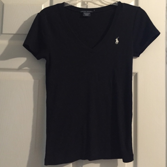 Black Ralph Lauren vneck
