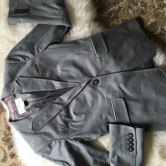 Banana republic stretch blazer grey size 6