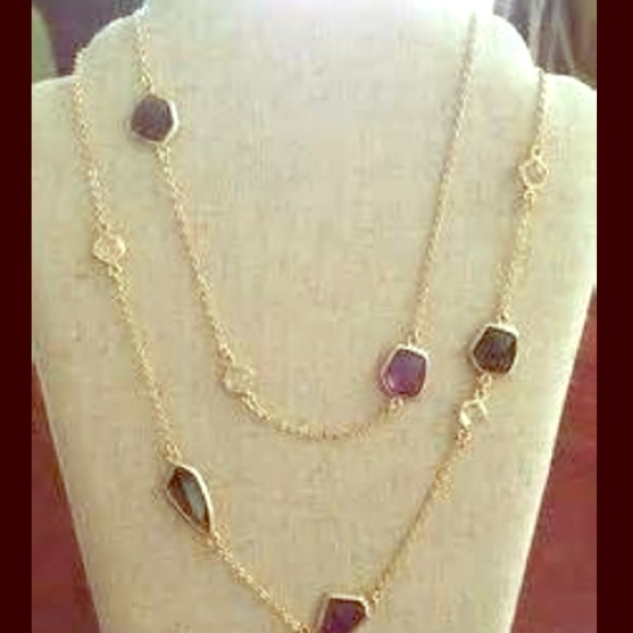 Stella and Dot Pippa long layering Necklace