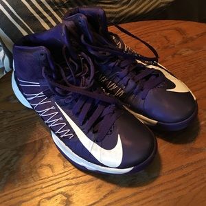 Purple Nike hyperdunks