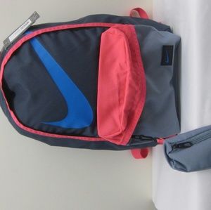 NIKE Air backpack 16" grey with Pencil Pouch