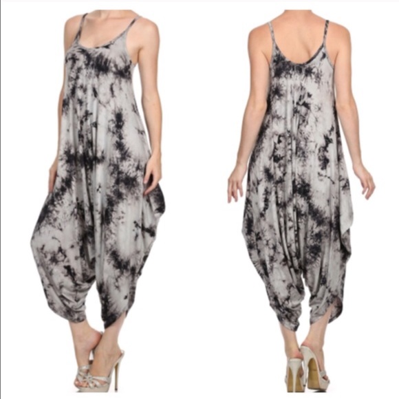 Tie Dye Chic jumpsuit SATURDAY SALE - Picture 2 of 3