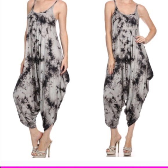 Tie Dye Chic jumpsuit SATURDAY SALE - Picture 3 of 3
