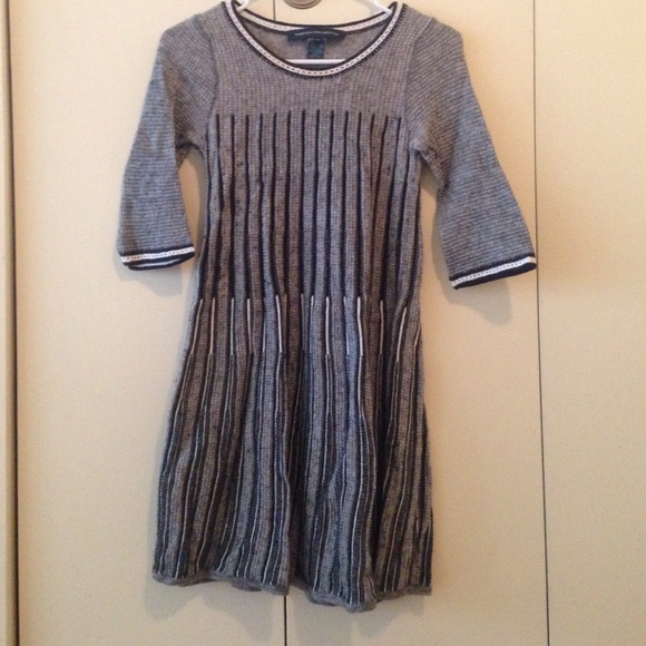 Grey French connection sweater dress