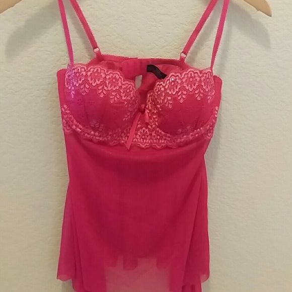 **FINAL SALE** Pink shear Victoria Secret sexy