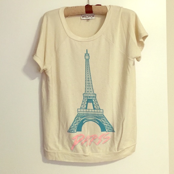 Wildfox short sleeved sweatshirt