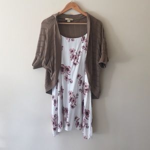 Forever 21 Taupe/brown Cardigan
