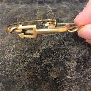 Alex and ani gold triton bangle