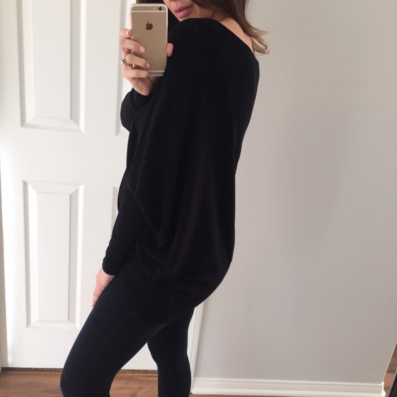 Sold • Lush Black Dolman Top - Picture 4 of 4