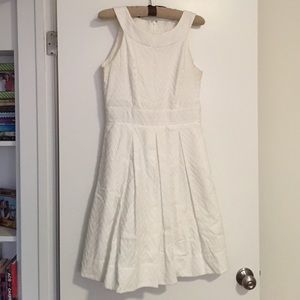 White House black market white dress