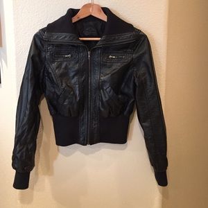 Leather jacket