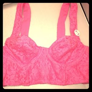 Victoria's Secret PINK Cropped Corset Bustier S