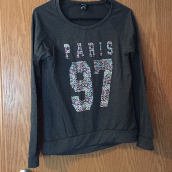 Gray and Floral Paris 97 - Never Worn-tag fell off - Picture 1 of 4
