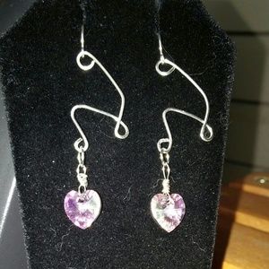 Handmade wire earrings