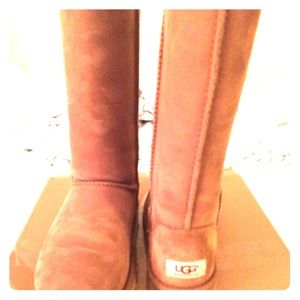 Uggs tall boots.