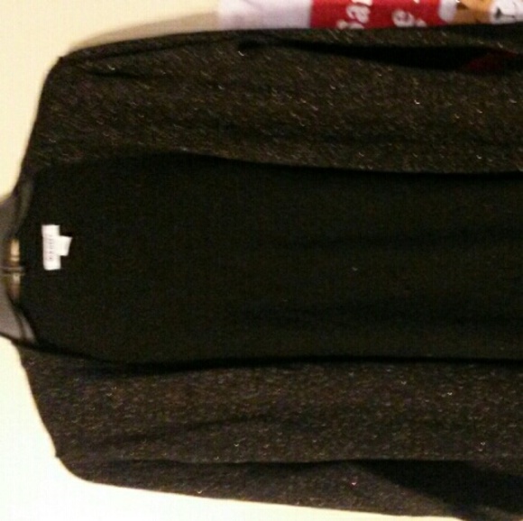 Black Shimmer Cardigan