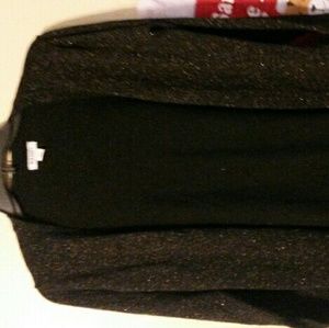 Black Shimmer Cardigan