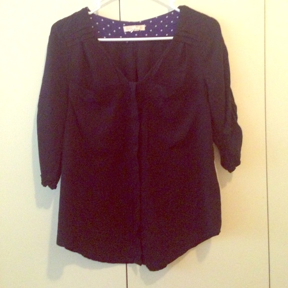 Black Madewell blouse