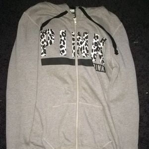 Size small PINK zip up hoodie