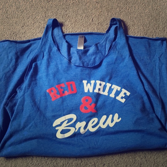 Razorback Red, White & Brew Summer tank top