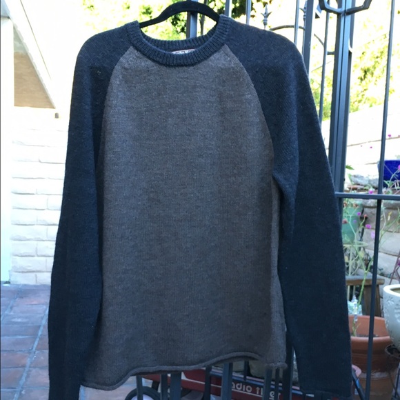 Lucky Brand Men's Brown Crew Neck Sweater Sz L