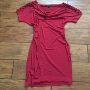 Banana Republic cranberry dress